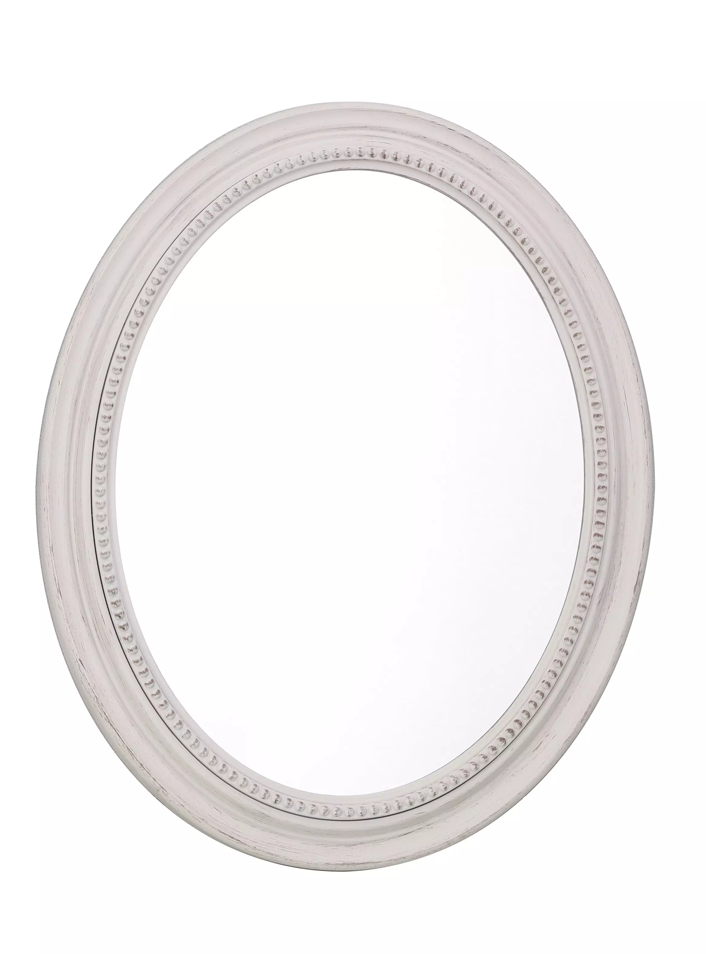 Miniatura de Espejo Ovalado Blanco Alba 77 x 60 cm