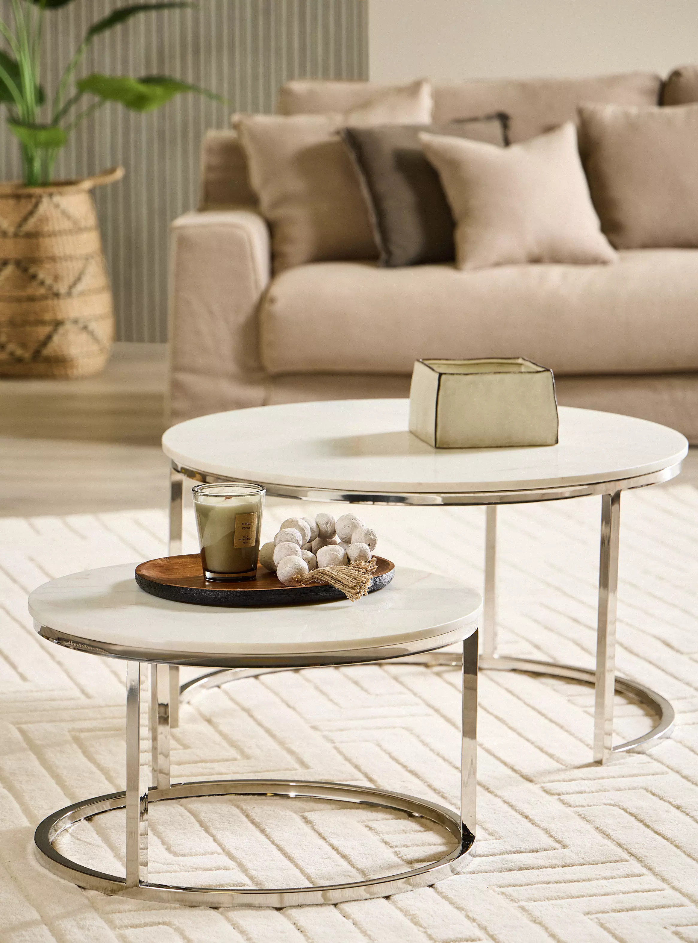 Miniatura de Mesa de Centro Nido Mrmol Aqua