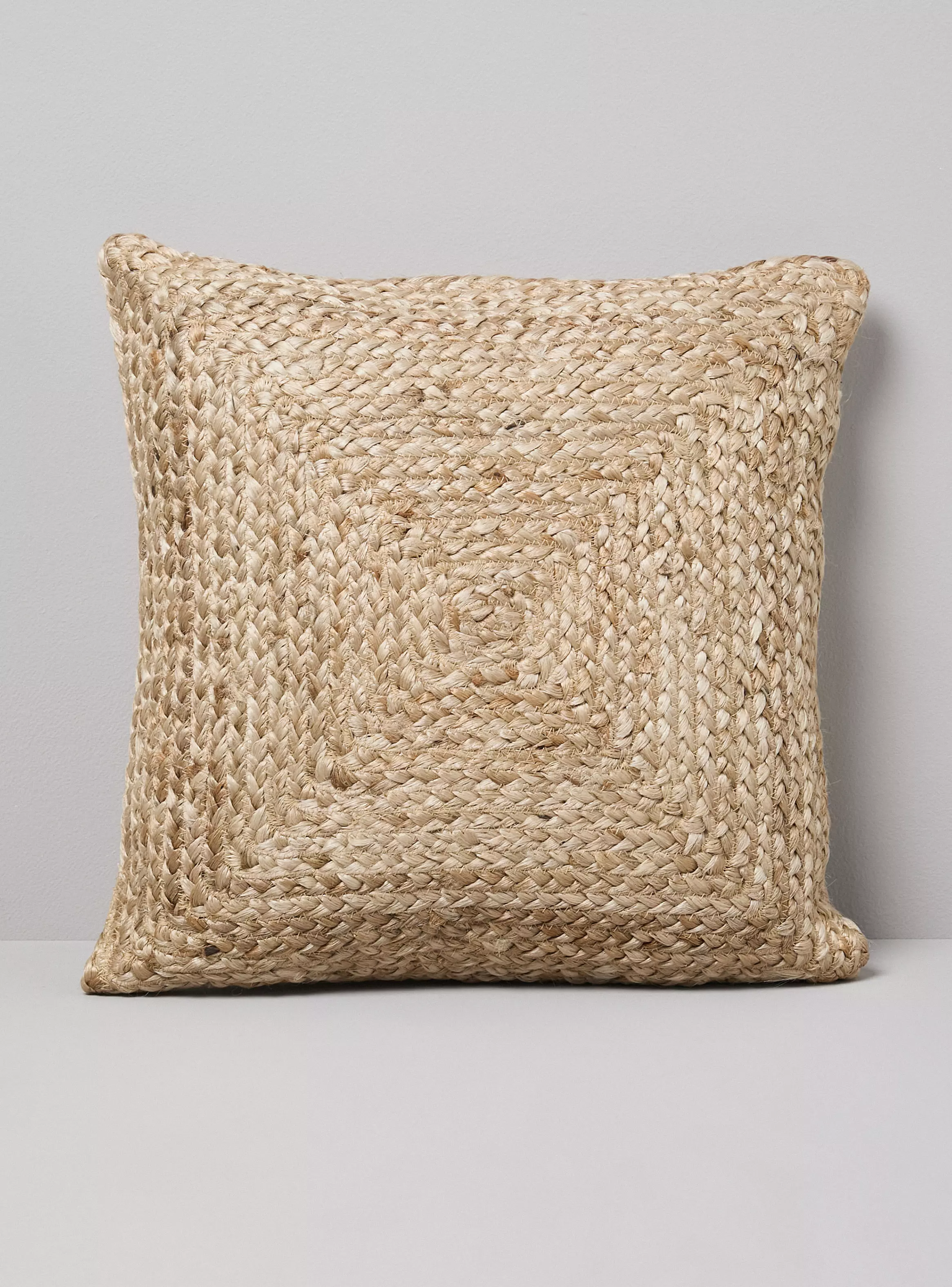 Miniatura de Cojn Tribal de Yute 45x45 cm