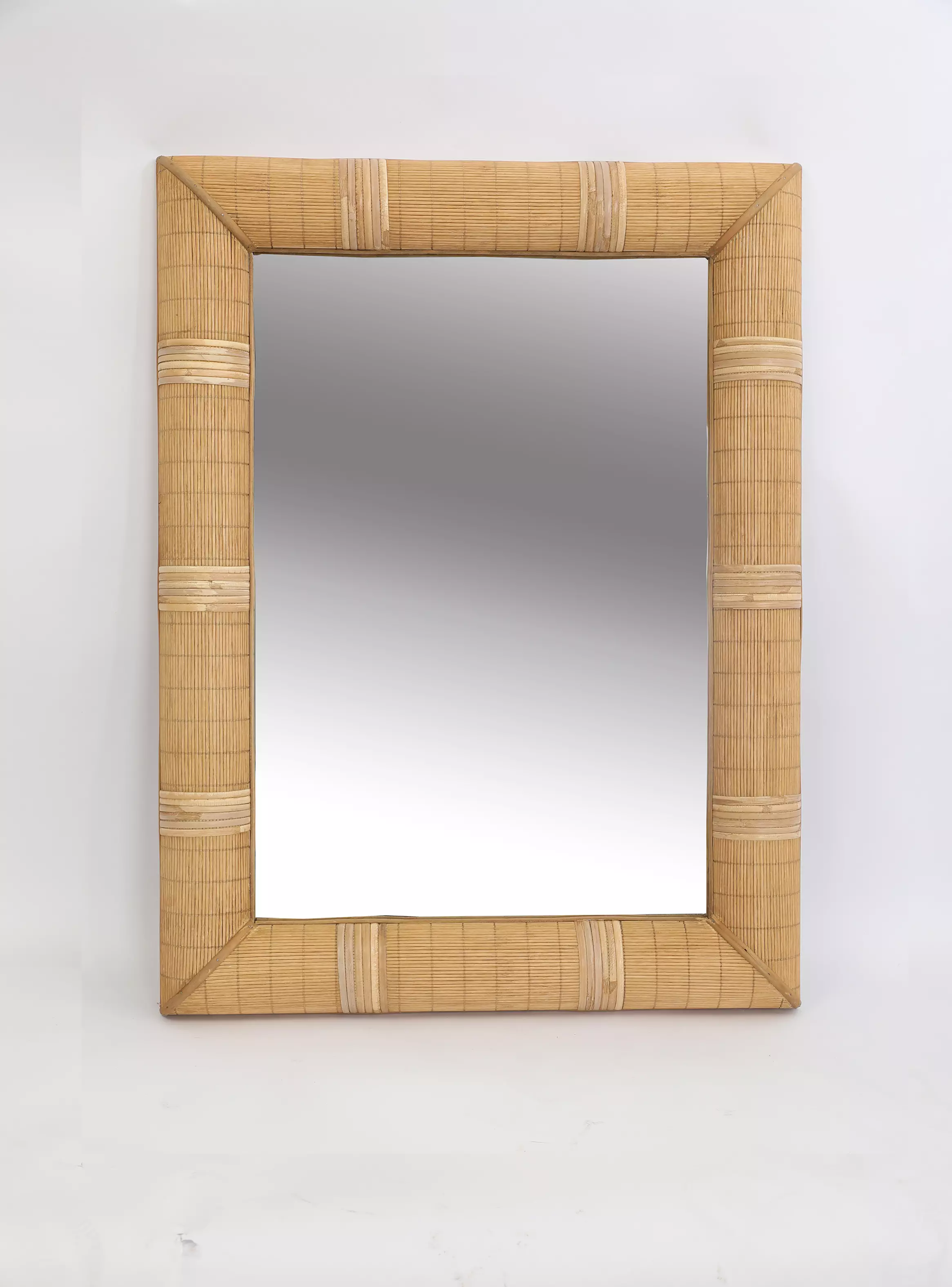 Miniatura de Espejo Bamboo Ratan 61x81 cm