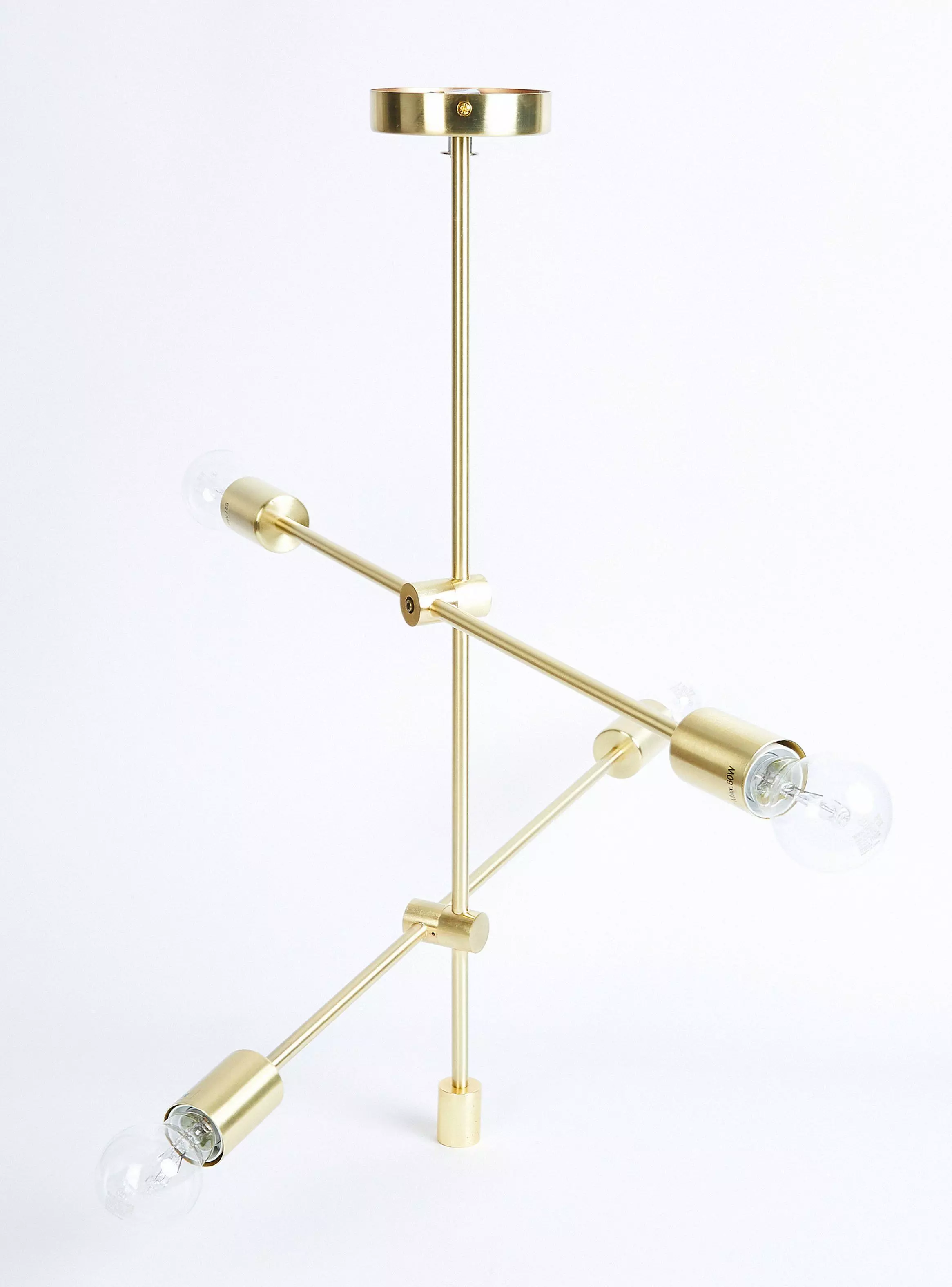 Imagen ampliada #1 para Lmpara Colgar 6L E27 Asterisk Gold BZ Largo