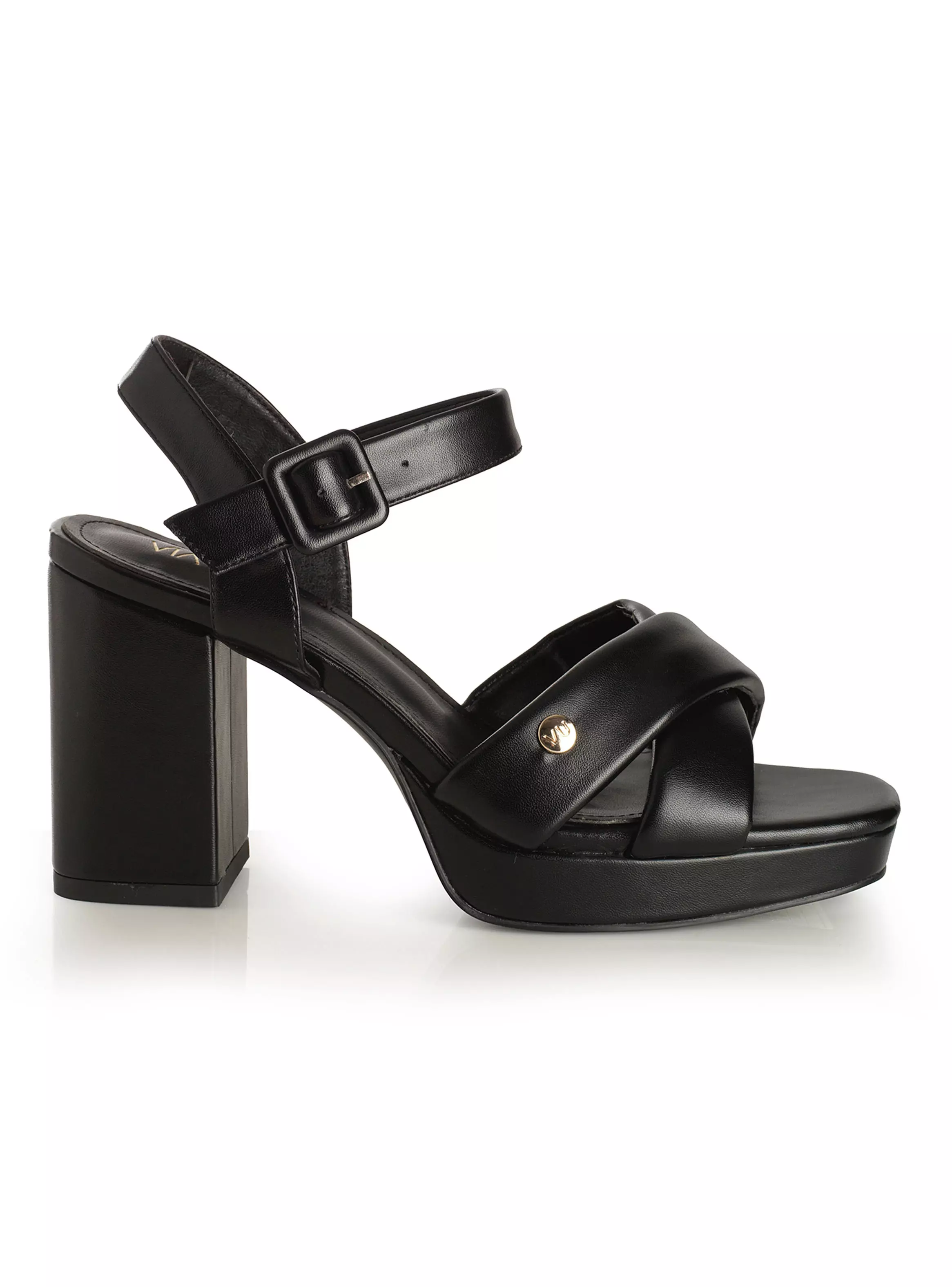 Imagen ampliada #1 para Sandalia de Vestir Taco Alto Cuadrado Mujer