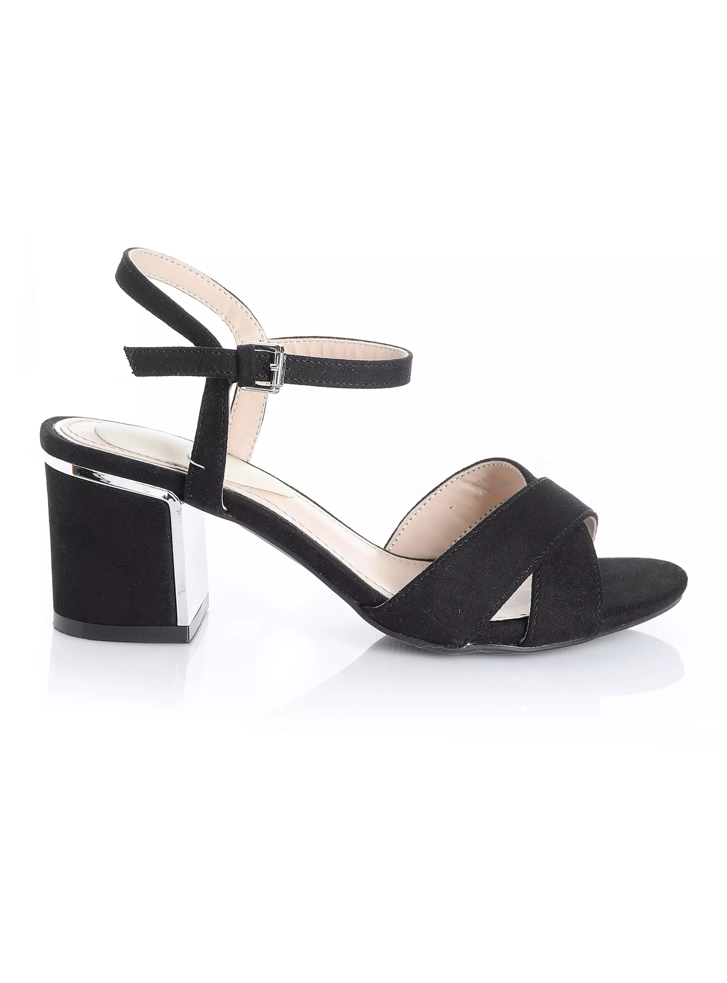 Miniatura de Sandalia de Vestir Correa y Taco Cuadrado Mujer