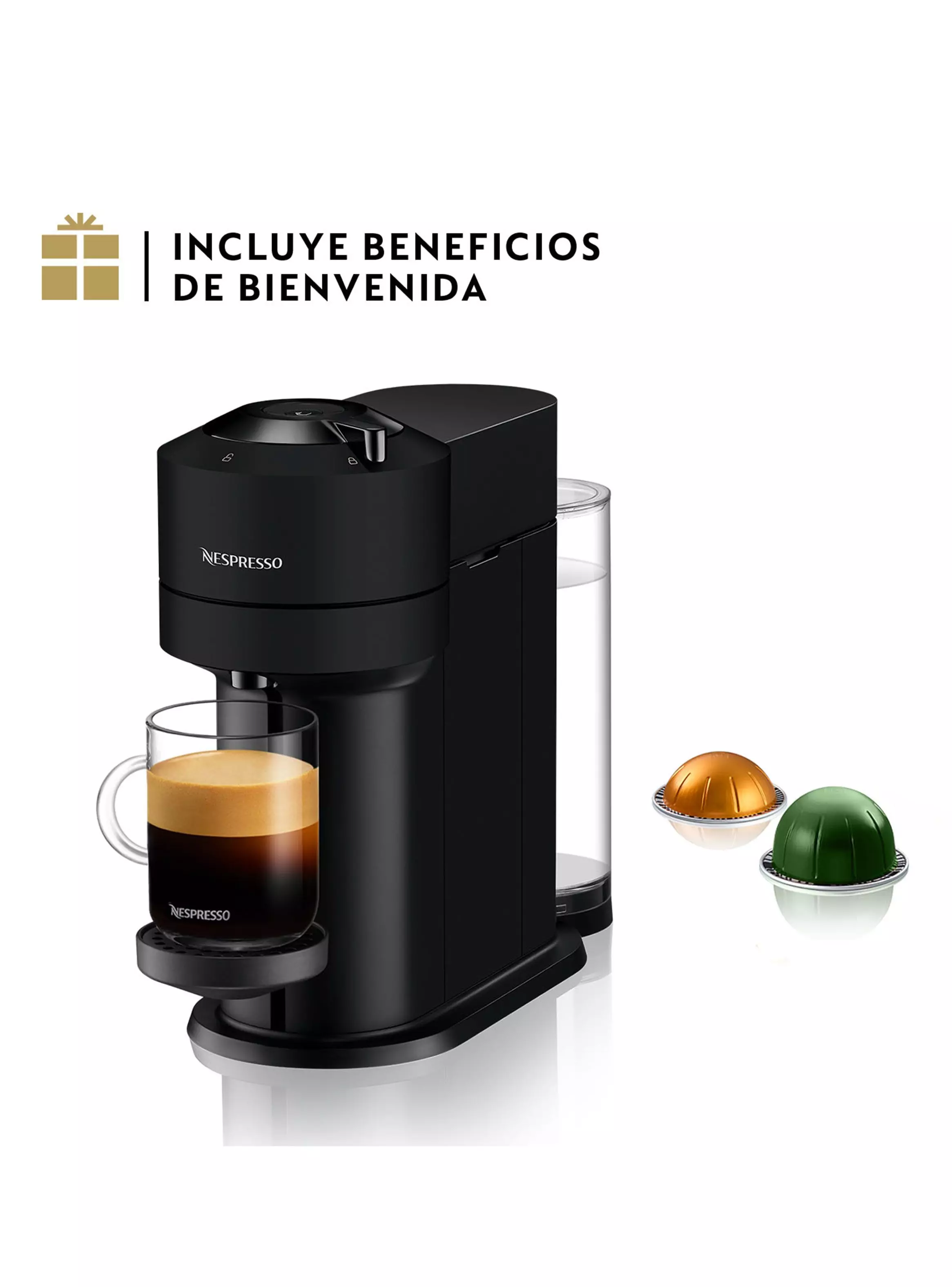Miniatura de Cafetera de Cpsulas Vertuo Next Negra Mate