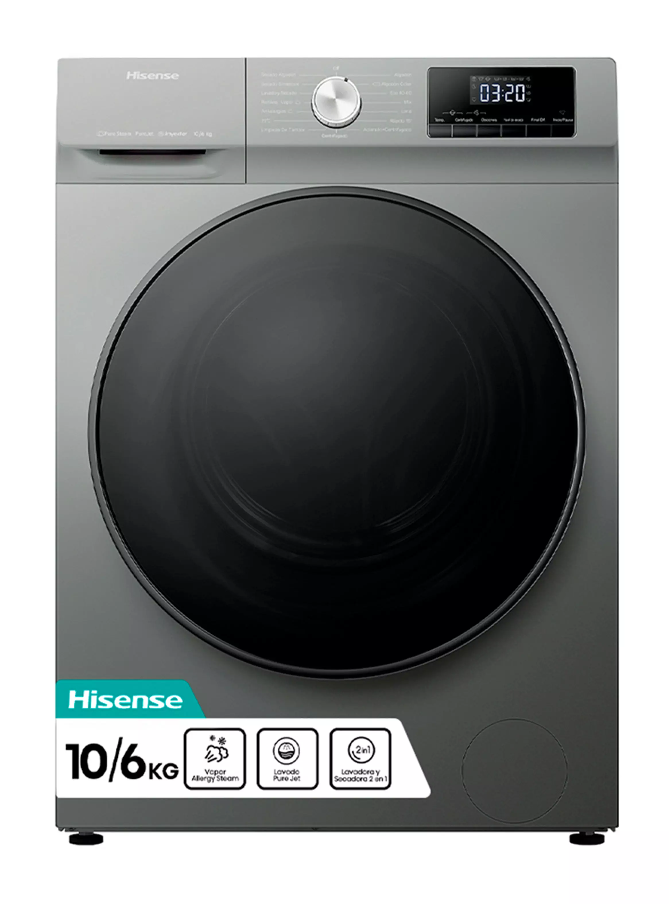 Imagen ampliada #1 para LavadoraSecadora Carga Frontal 106 Kg WD3Q1042BT