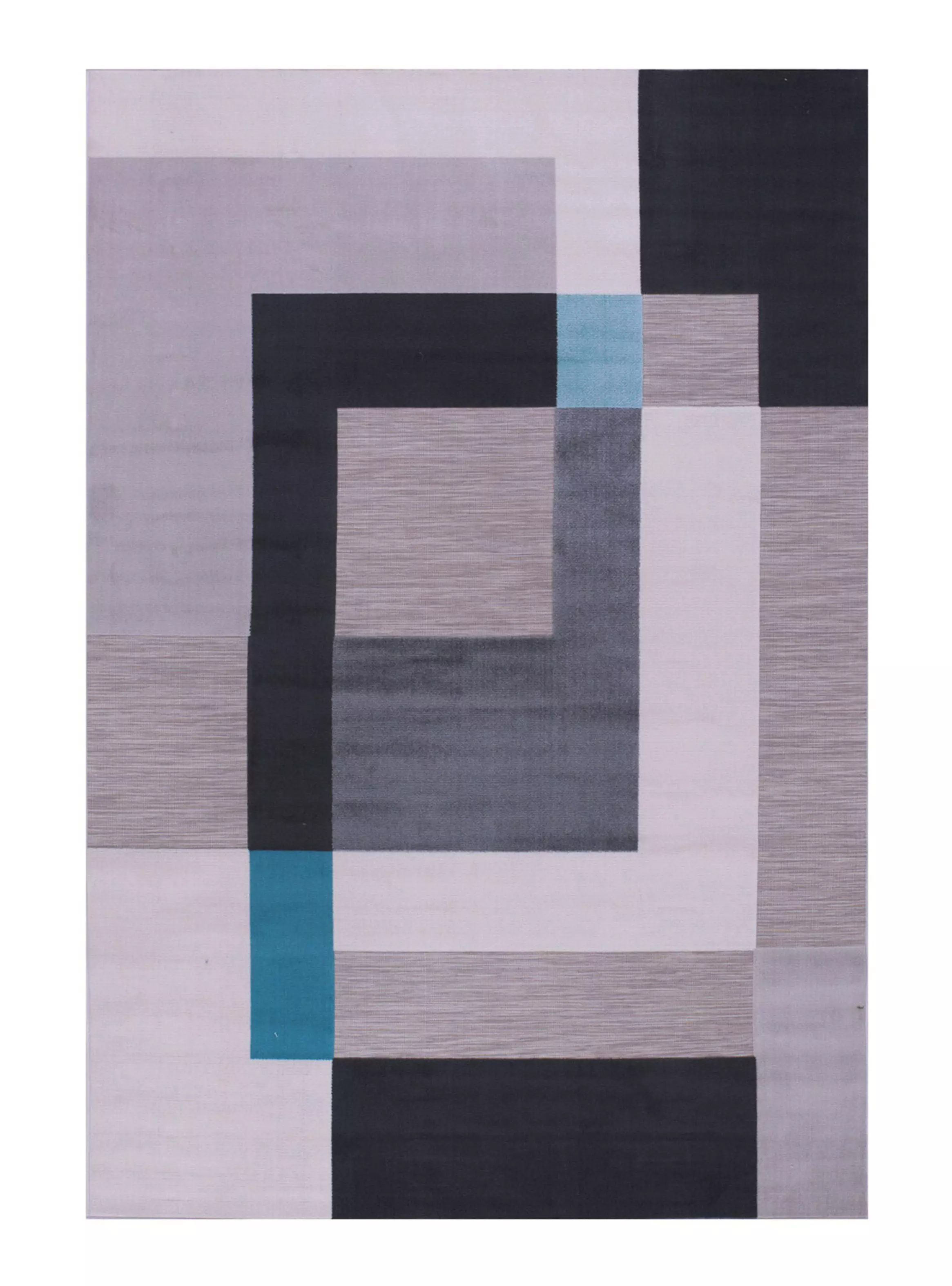 Miniatura de Alfombra Londres 160x230 cm Celeste y Gris