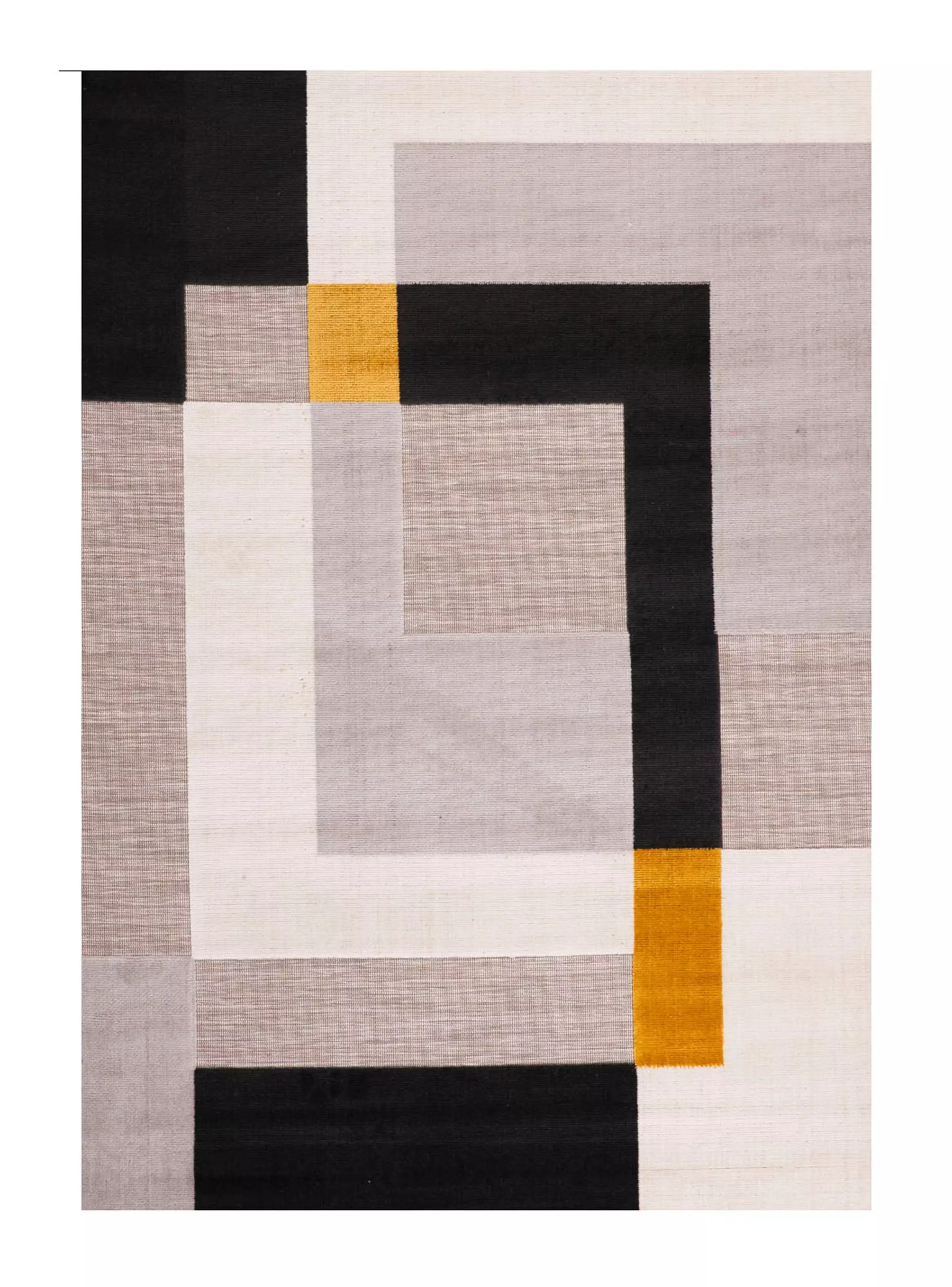 Miniatura de Alfombra Londres 160x230 cm Mostaza y Beige