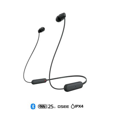 Miniatura de Audfonos Bluetooth In Ear SONY WIC100BZUC Negro