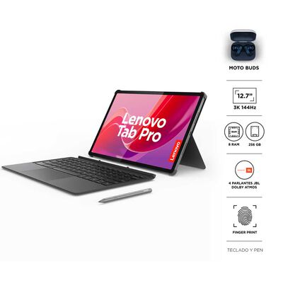 Miniatura de Tablet Lenovo Tab Pro OctaCore 8GB 256GB 127 Luna Grey  Pen  Moto Buds
