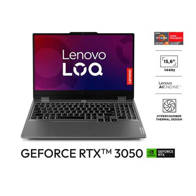 Miniatura de Notebook Gamer Lenovo LOQ AMD Ryzen 5 16GB 512GB SSD 156 NVIDIA RTX3050