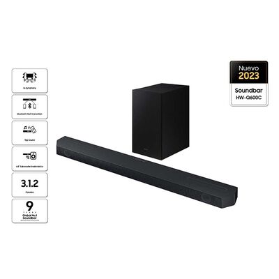 Miniatura de Soundbar Samsung HWQ600CZS Negro